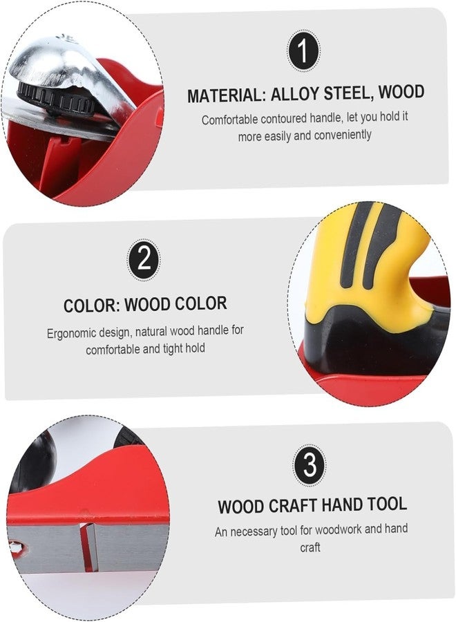Mass Pro 2Pcs Woodworking Planer, Heavy Duty, Metal Body, For Wood Work Carving, Trimming, DIY Projects - Image 4